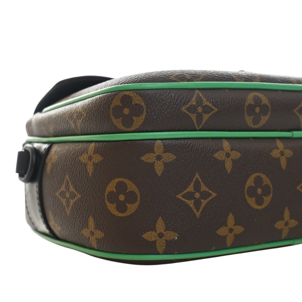 Pre-Loved Louis Vuitton Monogram Macassar S Lock Messenger Bag - Picture 9 of 12